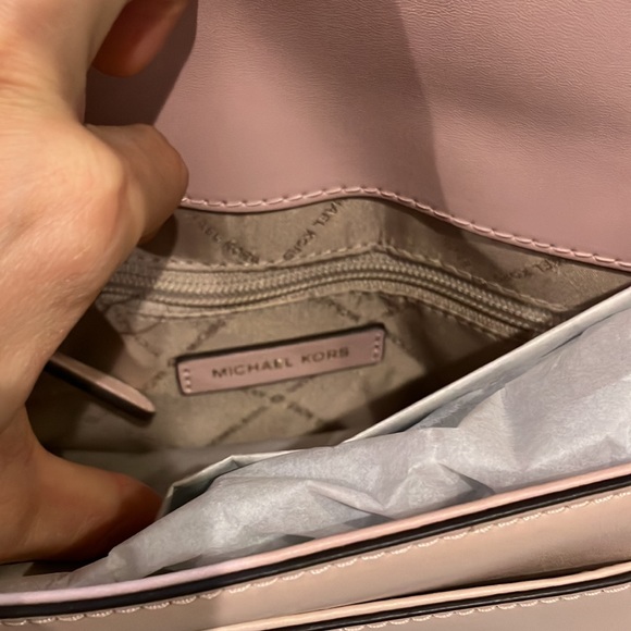 MICHAEL KORS Mindy Leather 38s0ctzl2l Chain Shoulder Bag - Picture 10 of 13